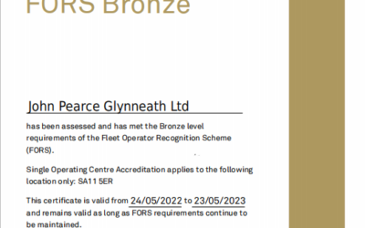 FORS BRONZE ACCREDITATION MAINTAINED FOR ANOTHER YEAR!